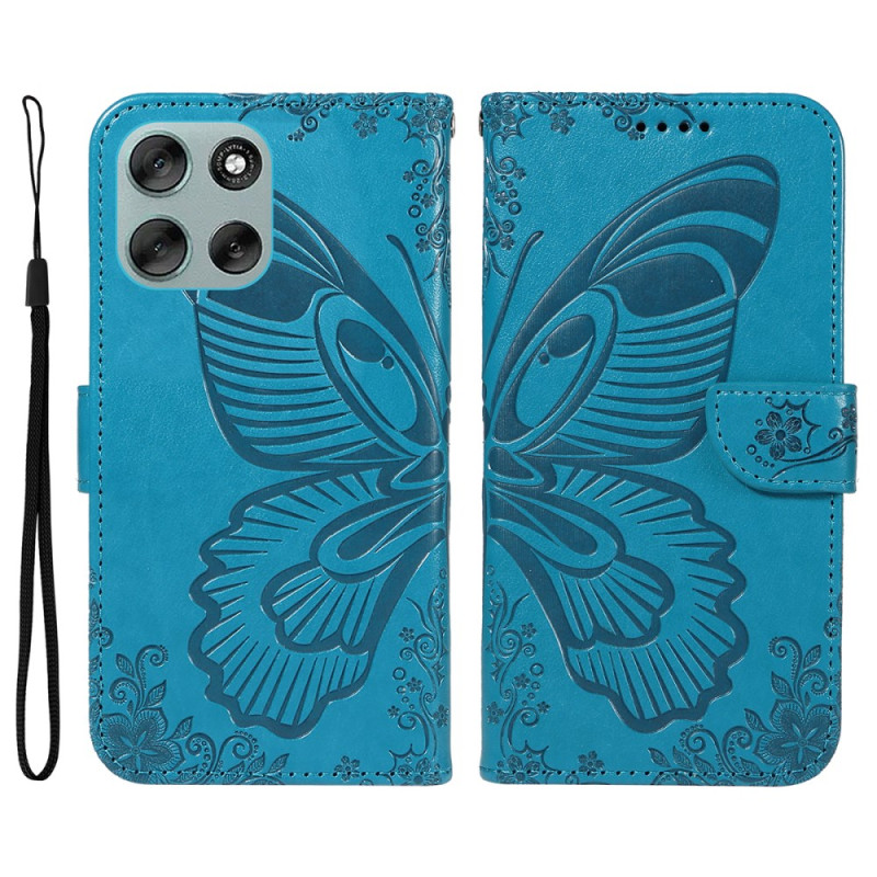 Housse Moto G56 5G Design Papillon