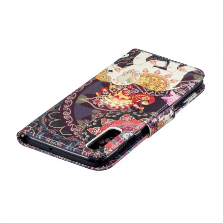 Housse Samsung Galaxy A50 Mandala Éléphants Ethniques Housse Samsung Galaxy A50 Mandala Éléphants Ethniques