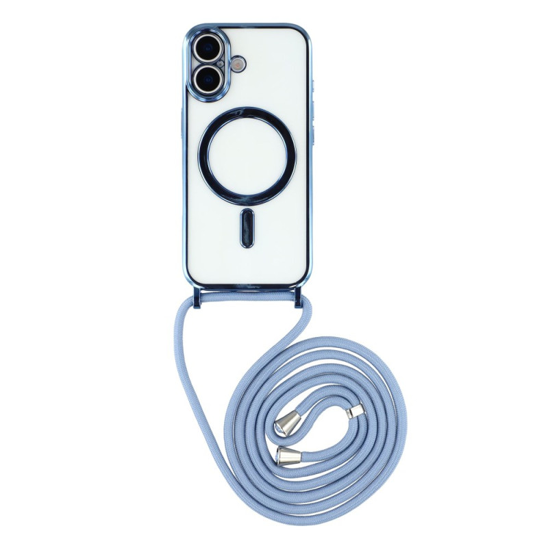 Coque à Cordon iPhone 17 Compatible MagSafe Transparente