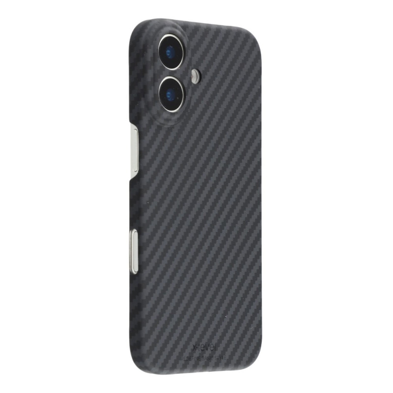 Coque iPhone 17 Magsafe Ultra Fine Texture Fibre Carbone