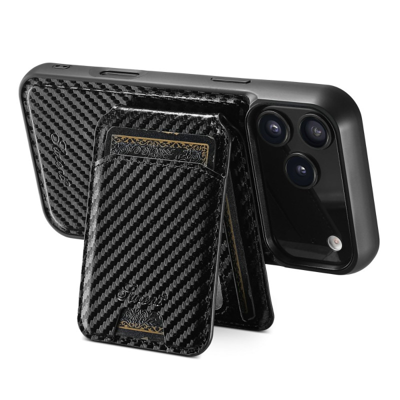 Coque Portefeuille Magnétique 2-en-1 Pour IPhone 17 Pro (6.3") - Cuir PU, RFID, Support, Bracelet, Noir