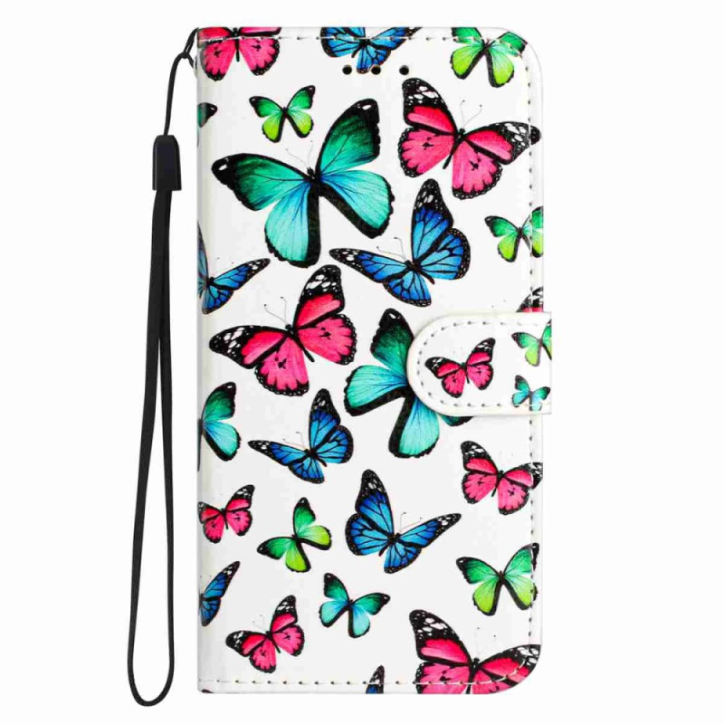 Housse Xiaomi Redmi 15 4G Papillons Colorés