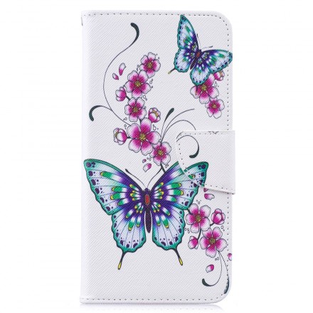 Housse Huawei Y7 2019 Merveilleux Papillons