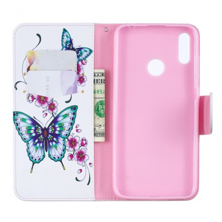 Housse Huawei Y7 2019 Merveilleux Papillons Housse Huawei Y7 2019 Merveilleux Papillons