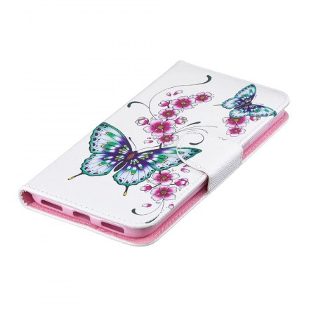 Housse Huawei Y7 2019 Merveilleux Papillons