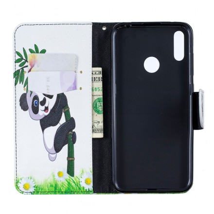 Housse Huawei Y7 2019 Panda Sur Le Bambou Housse Huawei Y7 2019 Panda Sur Le Bambou