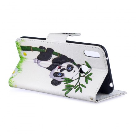 Housse Huawei Y7 2019 Panda Sur Le Bambou Housse Huawei Y7 2019 Panda Sur Le Bambou