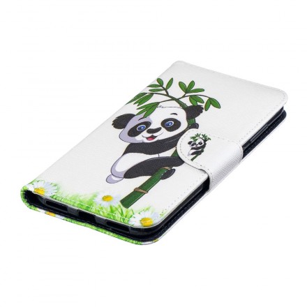 Housse Huawei Y7 2019 Panda Sur Le Bambou