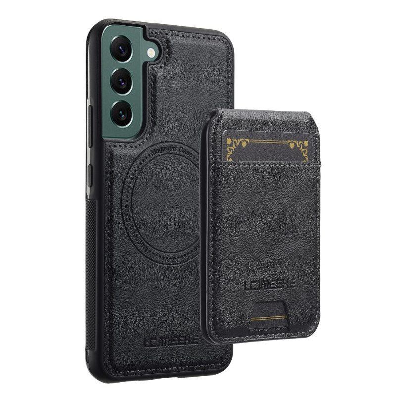 Coque Samsung Galaxy S22 5G Porte-Cartes Détachable LC.IMEEKE