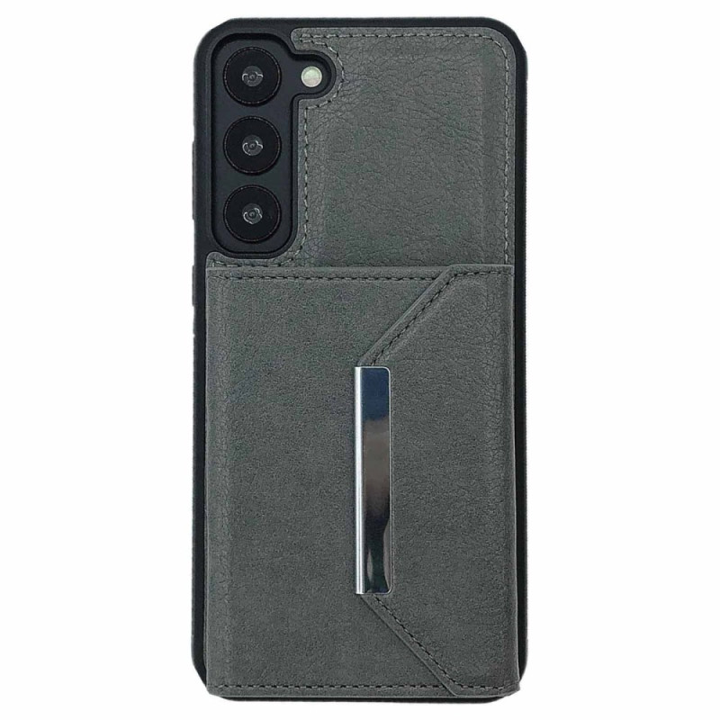 Coque Samsung Galaxy S22 5G Porte-Cartes Détachable Simili Cuir