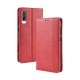 Flip Cover Samsung Galaxy A50 Effet Cuir Vintage Stylisé Flip Cover Samsung Galaxy A50 Effet Cuir Vintage Stylisé