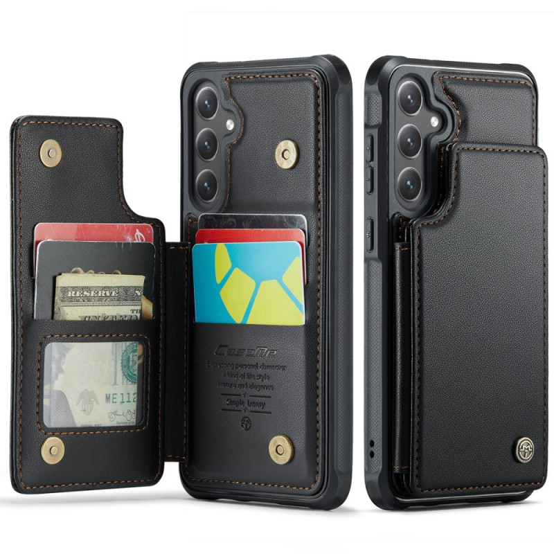 Coque Samsung Galaxy S25 FE Portefeuille avec Blocage RFID