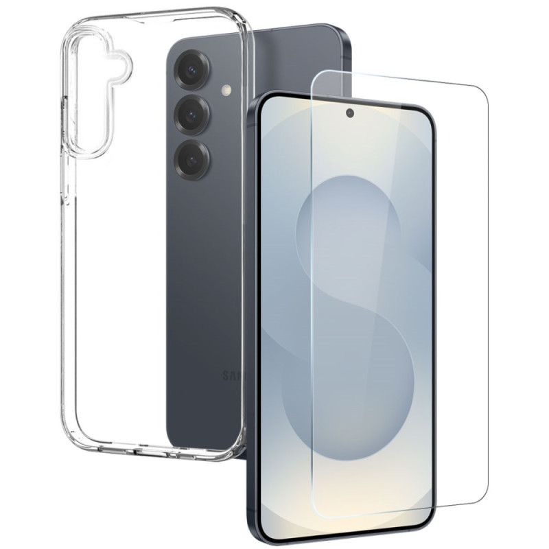 Coque Samsung Galaxy S25 FE Transparente avec Protecteur Écran