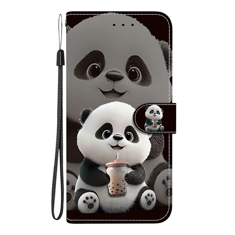 Housse Xiaomi Redmi 15 4G Panda Thé au Lait
