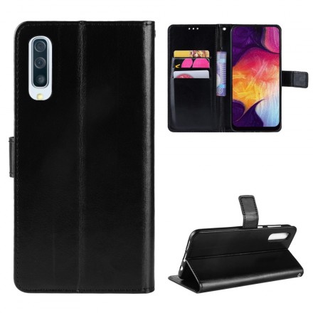 Housse Samsung Galaxy A50 Simili Cuir Carrée Housse Samsung Galaxy A50 Simili Cuir Carrée