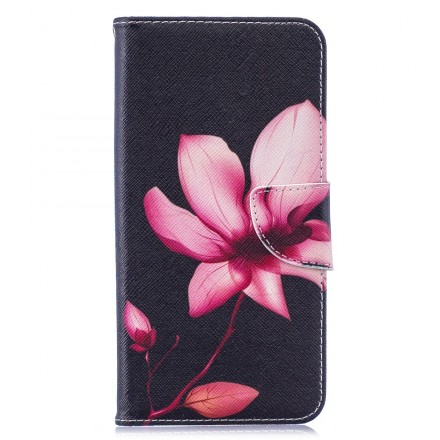 Housse Huawei Y7 2019 Fleur Rose