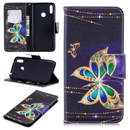 Housse Huawei Y7 2019 Papillon Magique Housse Huawei Y7 2019 Papillon Magique