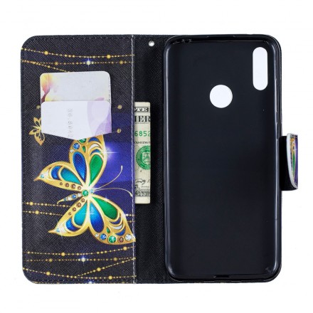 Housse Huawei Y7 2019 Papillon Magique Housse Huawei Y7 2019 Papillon Magique