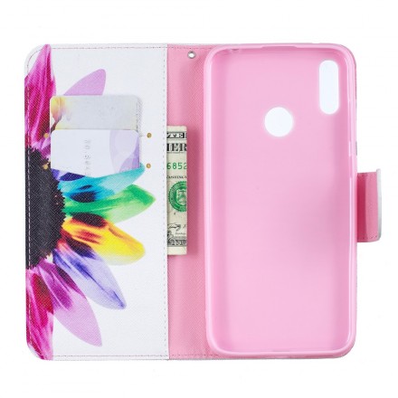 Housse Huawei Y7 2019 Fleur Aquarelle Housse Huawei Y7 2019 Fleur Aquarelle