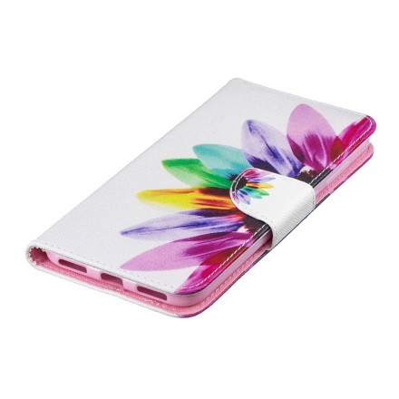 Housse Huawei Y7 2019 Fleur Aquarelle