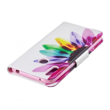 Housse Huawei Y7 2019 Fleur Aquarelle