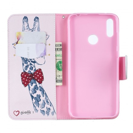 Housse Huawei Y7 2019 Girafe Intello Housse Huawei Y7 2019 Girafe Intello