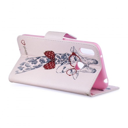 Housse Huawei Y7 2019 Girafe Intello Housse Huawei Y7 2019 Girafe Intello