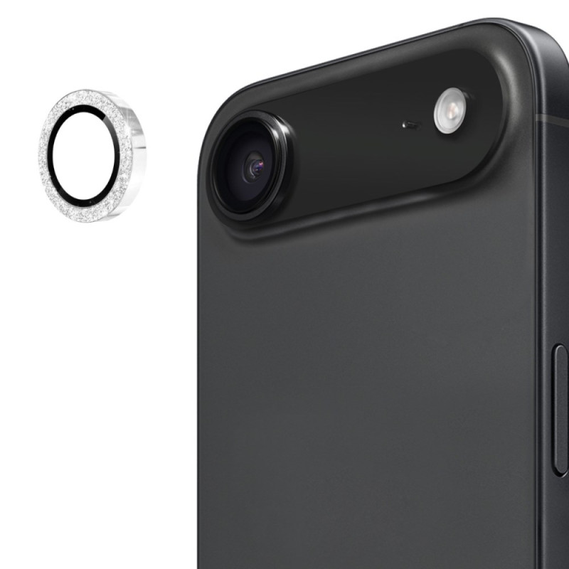 Protecteur de Lentille de Caméra pour iPhone 17 Air Anneau Design Pailleté