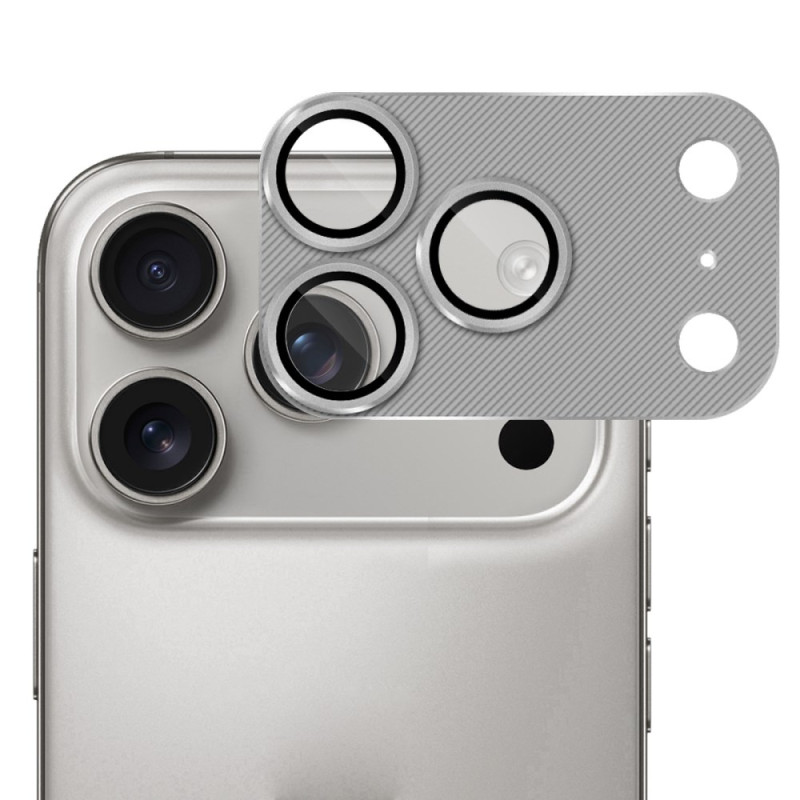 Protecteur d'Objectif en Verre Trempé et Aluminium pour iPhone 17 Pro Max