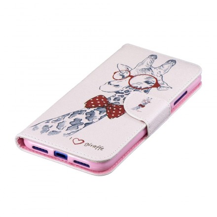 Housse Xiaomi Redmi Note 7 Girafe Intello