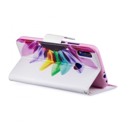 Housse Xiaomi Redmi Note 7 Fleur Aquarelle Housse Xiaomi Redmi Note 7 Fleur Aquarelle