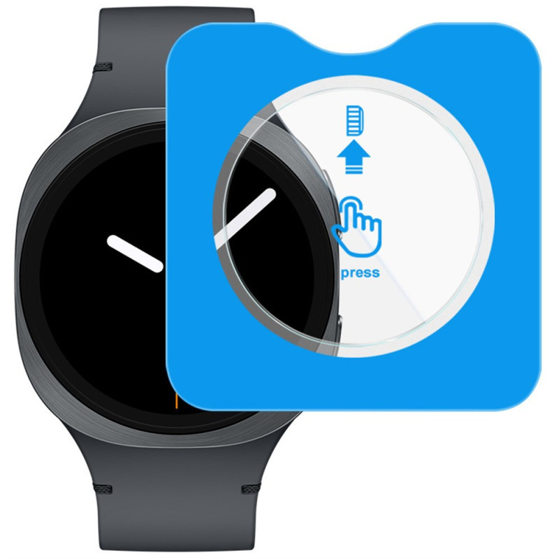 Protection en Verre Trempé pour Samsung Galaxy Watch8 40mm Outil d'Installation