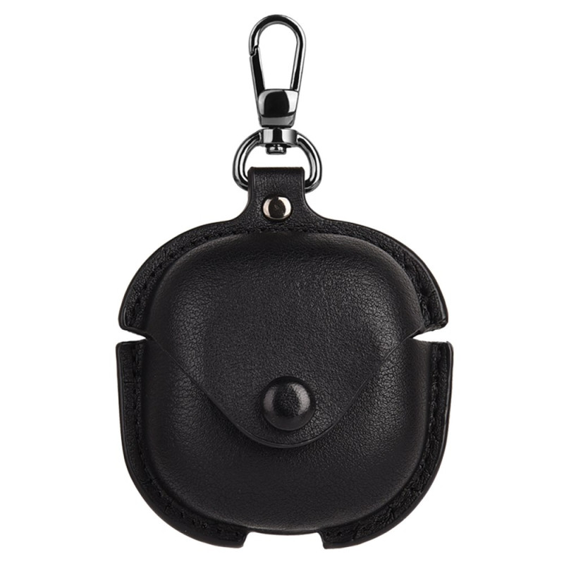 Coque Samsung Galaxy Buds Pro / Buds Live / Buds2 Pro Effet Cuir avec Mousqueton