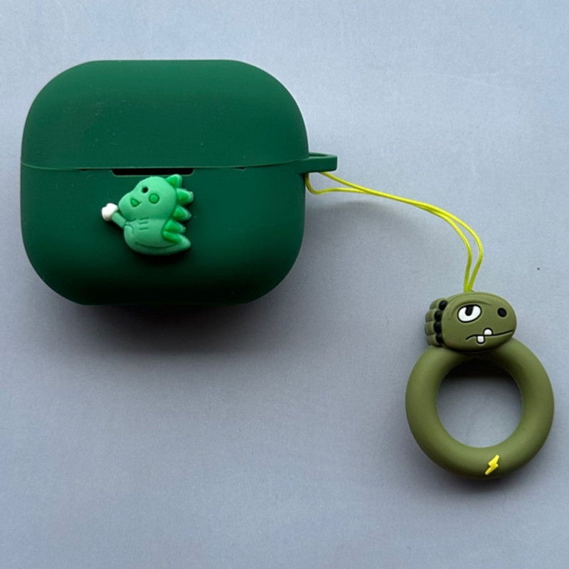Coque Samsung Galaxy Buds3 Pro / Buds3 Dinosaure Vert