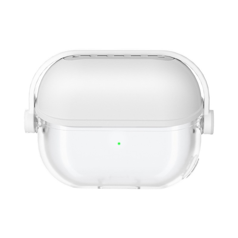 Coque Samsung Galaxy Buds3 Pro / Buds3 Pro Silicone Liquide avec Support Rotatif