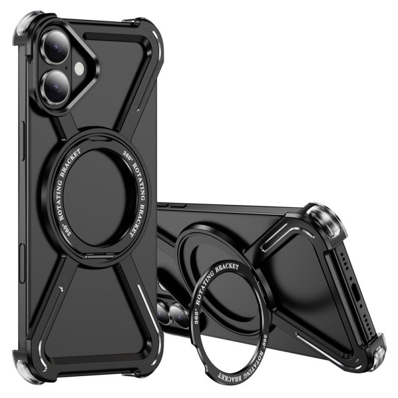 Coque Bumper pour iPhone 16 Support Rotatif et Compatibilité MagSafe