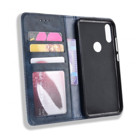 Flip Cover Xiaomi Redmi Note 7 Effet Cuir Vintage Stylisé Flip Cover Xiaomi Redmi Note 7 Effet Cuir Vintage Stylisé