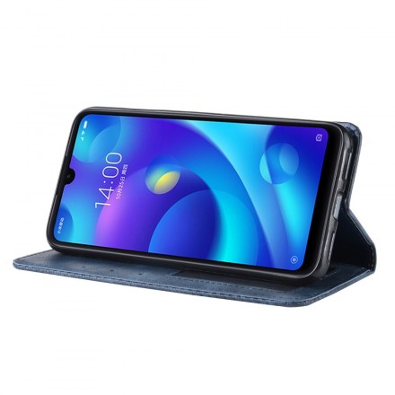 Flip Cover Xiaomi Redmi Note 7 Effet Cuir Vintage Stylisé Flip Cover Xiaomi Redmi Note 7 Effet Cuir Vintage Stylisé
