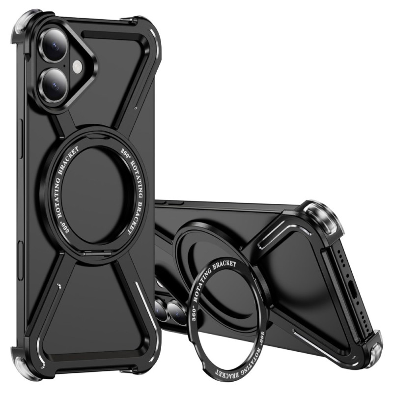 Coque Bumper pour iPhone 16 Plus avec Support Rotatif