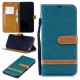 Housse Xiaomi redmi Note 7 Tissu Et Effet Cuir Housse Xiaomi redmi Note 7 Tissu Et Effet Cuir