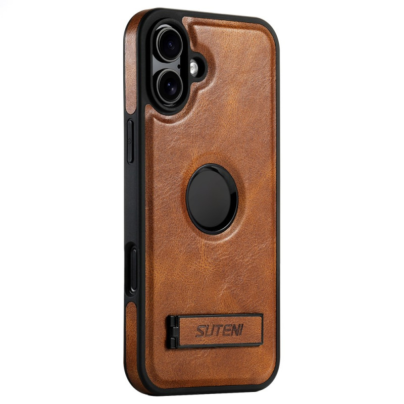 Coque iPhone 16 Plus MagSafe Effet Cuir SUTENI