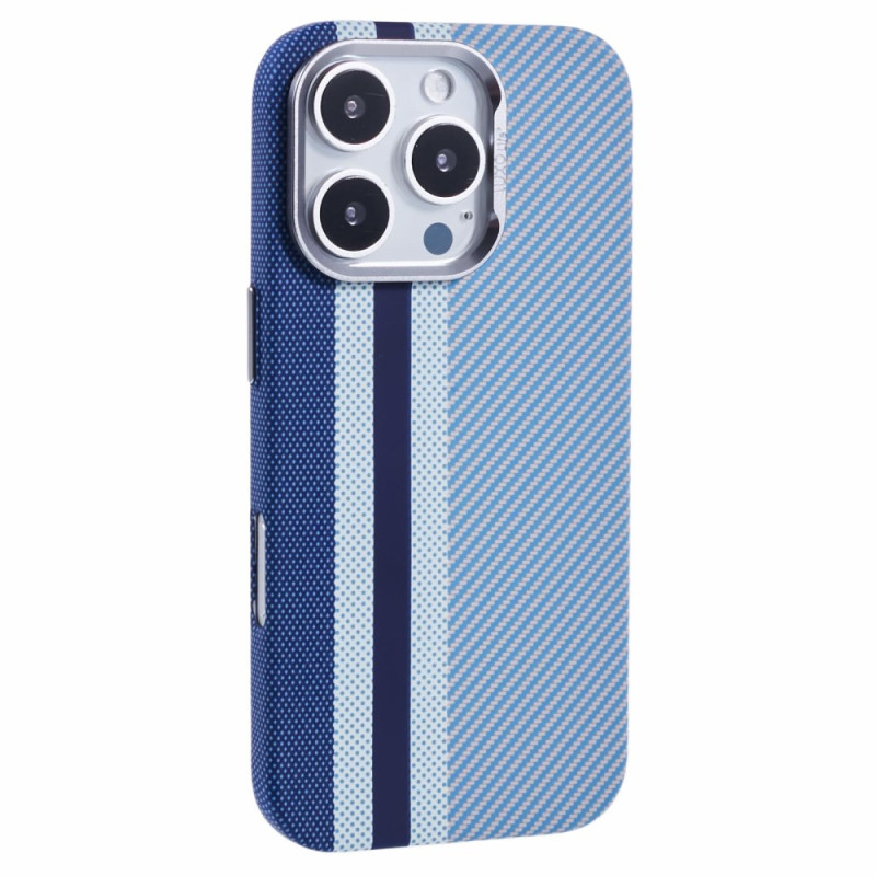 Coque iPhone 16 Pro Max MagSafe avec Texture Fibre de Carbone Colorée