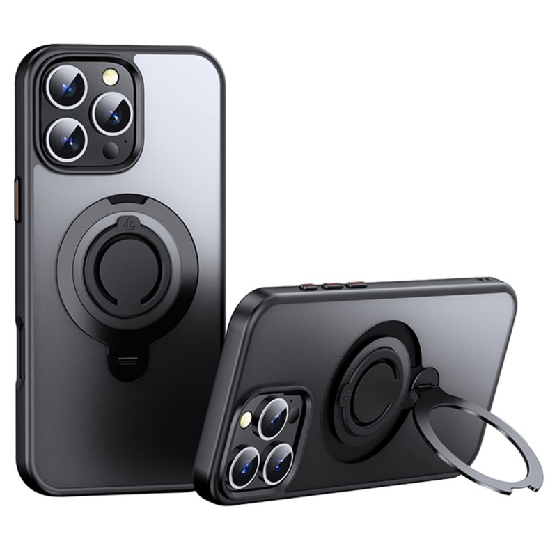 Coque iPhone 16 Pro Max Magsafe Translucide avec Anneau-Support