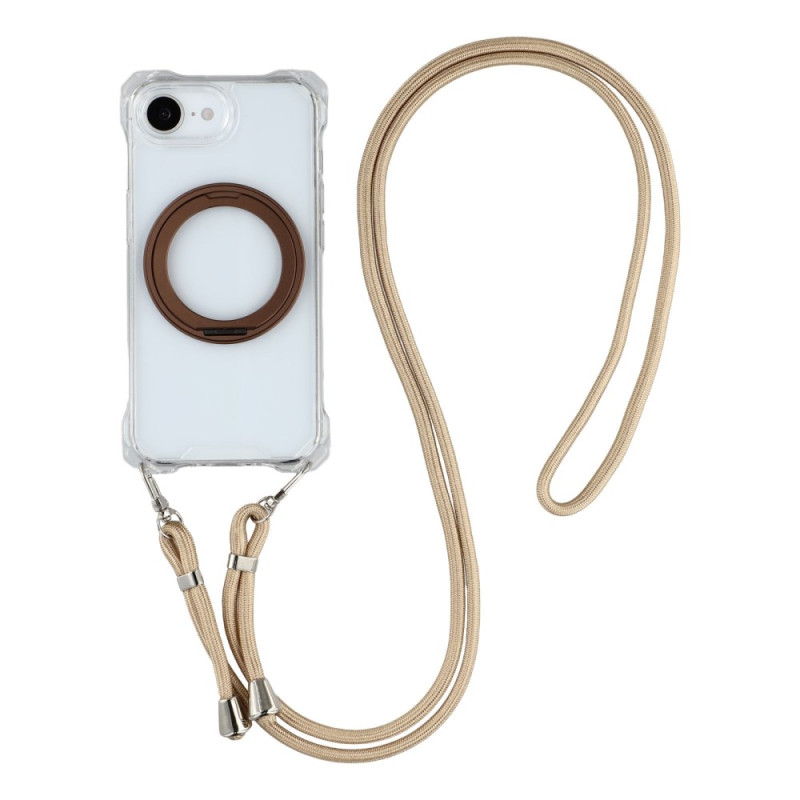 Coque à Cordon iPhone 16E MagSafe Anneau-Support