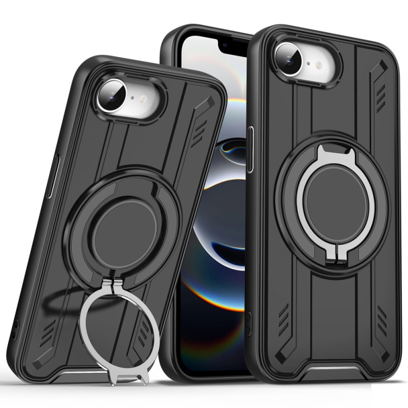 Coque iPhone 16E MagSafe Hybride avec Support Rotatif à 360°