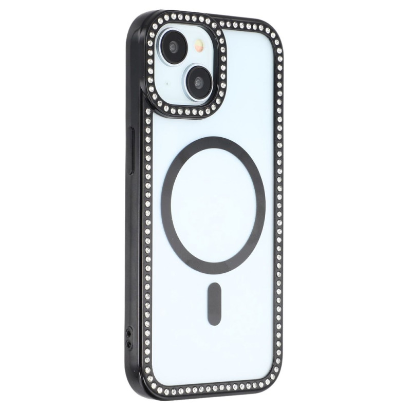 Coque iPhone 15 MagSafe avec Strass