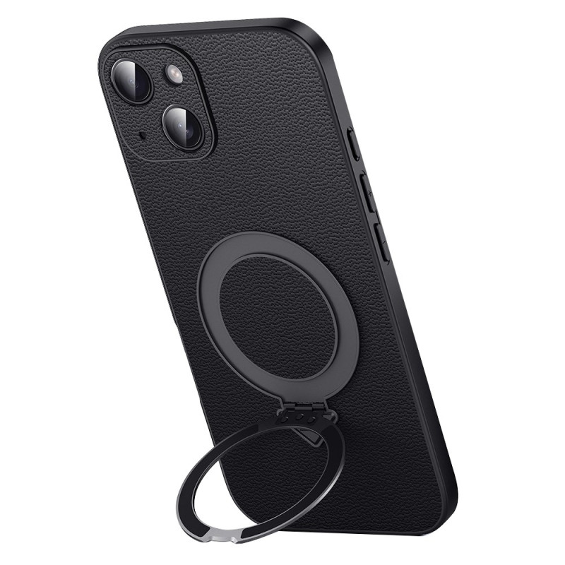 Coque iPhone 15 MagSafe Cuir avec Support