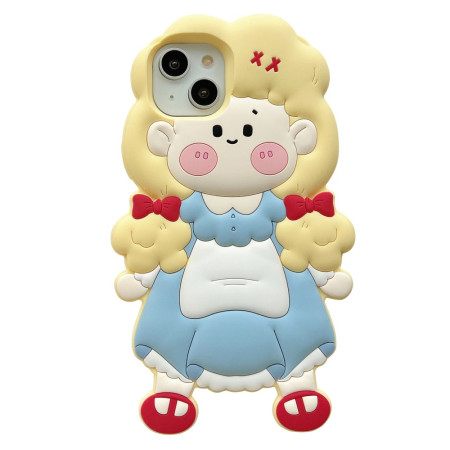 Coque iPhone 15 Fille Blonde