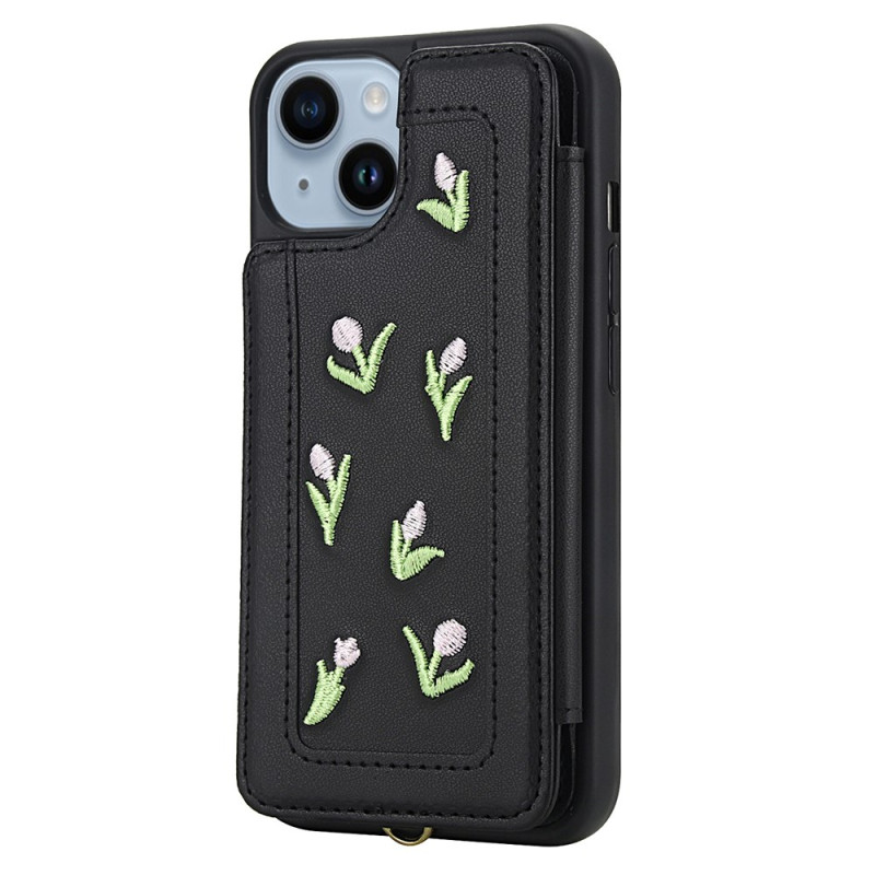 Coque iPhone 15 Porte-Cartes et Lanière