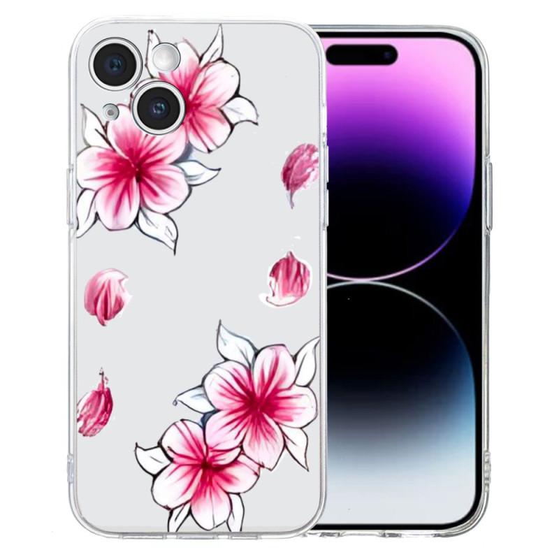 Coque Phone 15 Fleurs de Cerisier